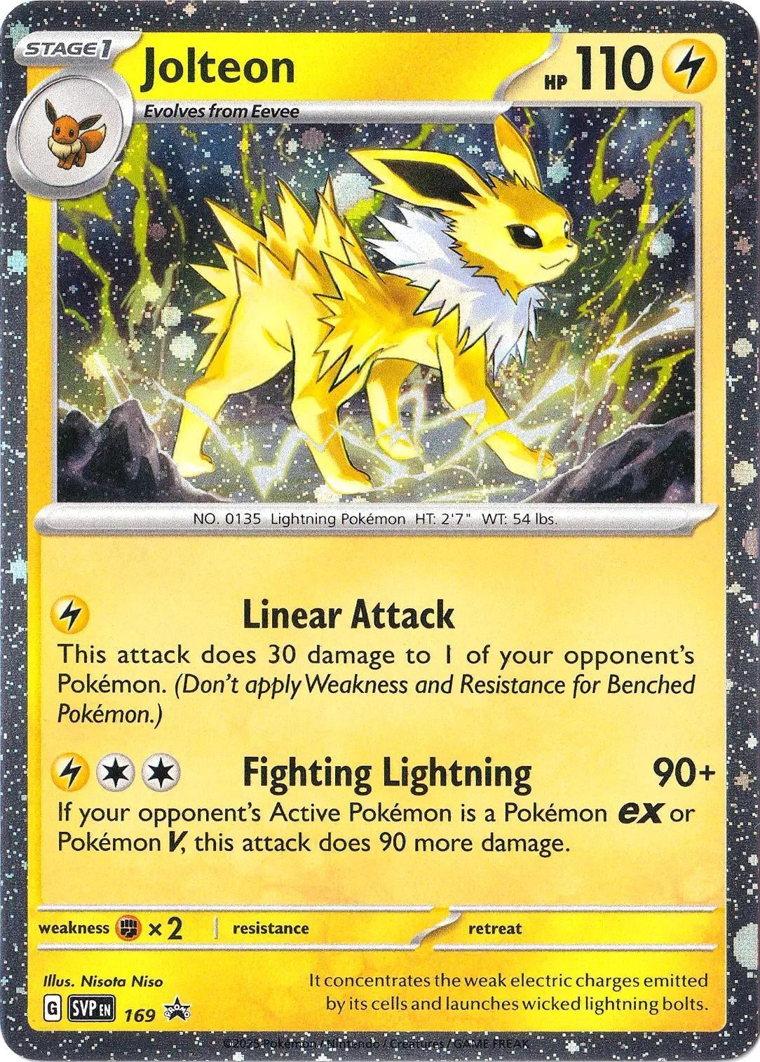 Image for Jolteon - 169 (Cosmos Holo) (169) (SVP) - Pokemon