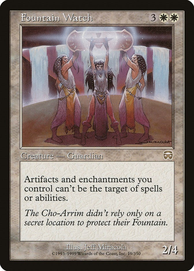 Image for Fountain Watch (19) (Mercadian Masques) - Magic: The Gathering