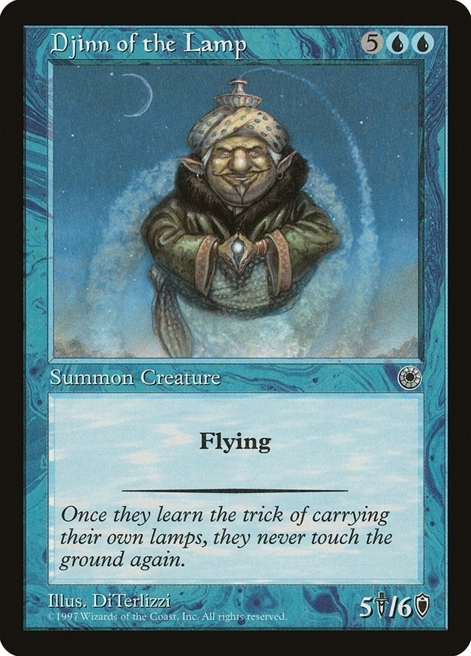 Image for Djinn of the Lamp (Portal) - Magic: The Gathering