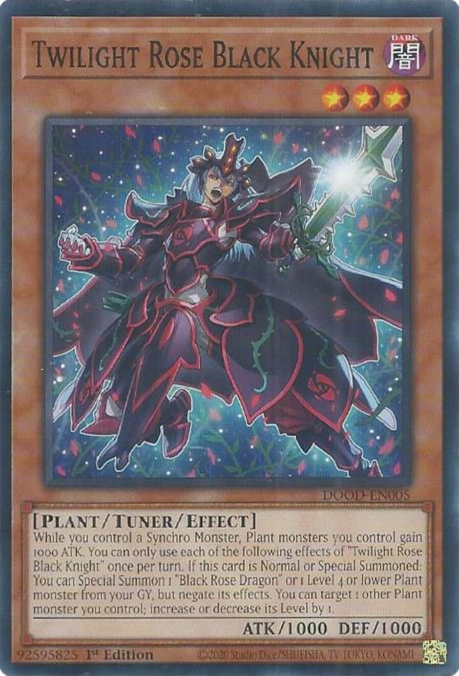 Image for Twilight Rose Black Knight (DOOD-EN005) (DOOD) - YuGiOh