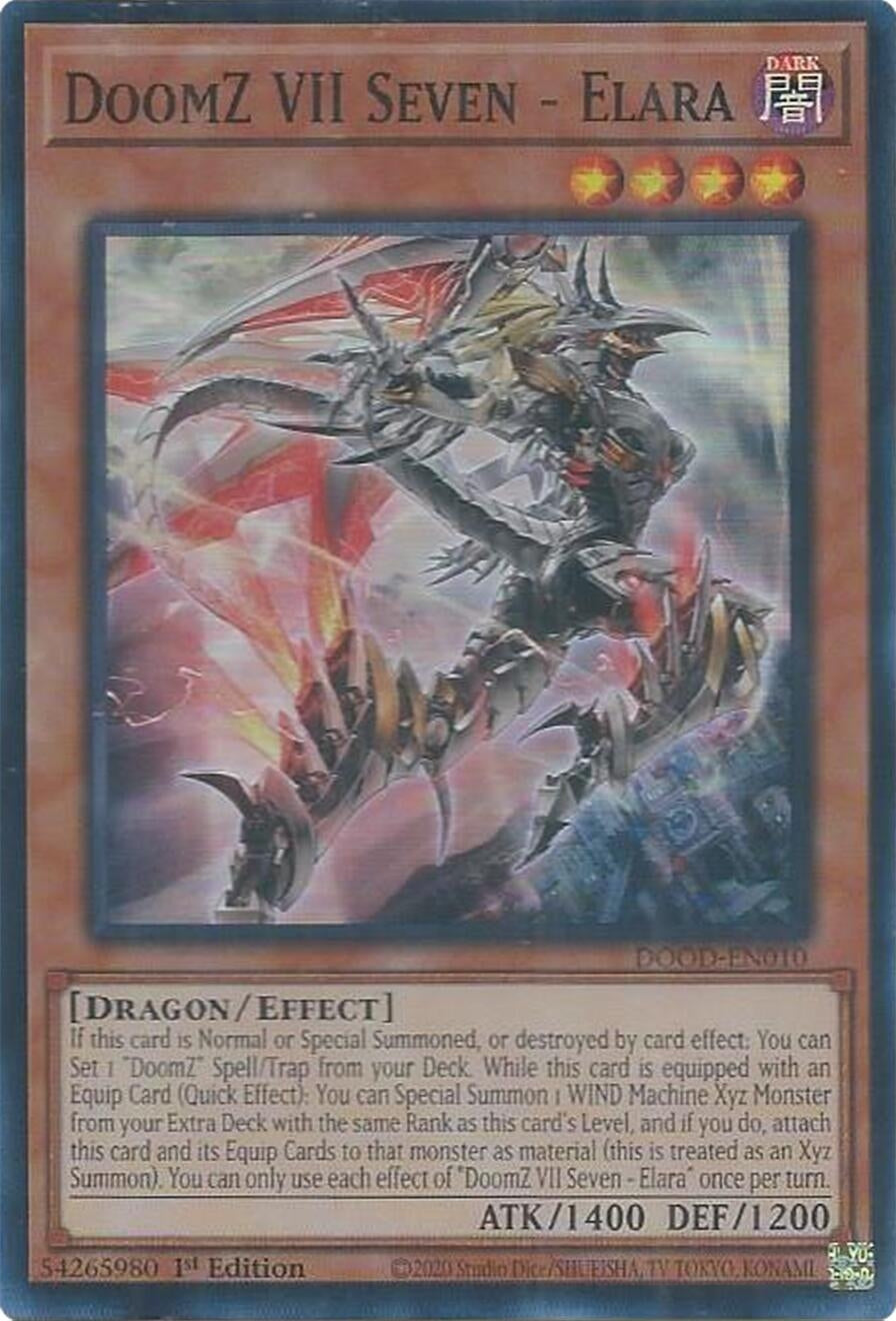 Image for DoomZ VII Seven - Elara (DOOD-EN010) (DOOD) - YuGiOh