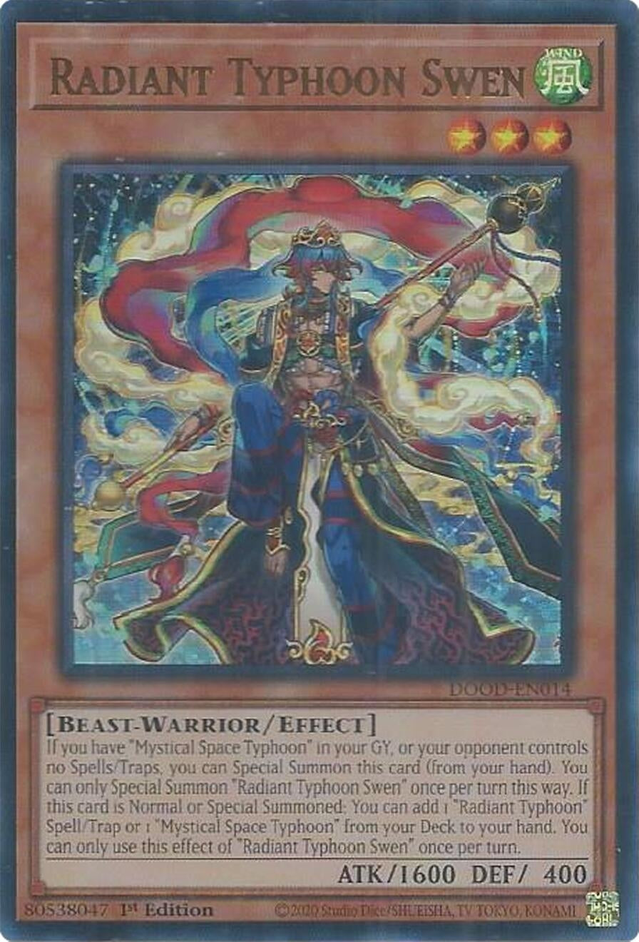 Image for Radiant Typhoon Swen (DOOD-EN014) (DOOD) - YuGiOh