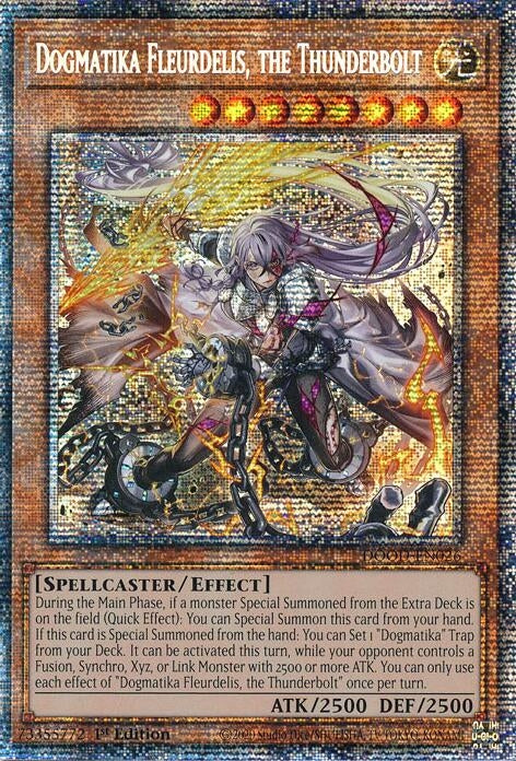 Image for Dogmatika Fleurdelis, the Thunderbolt (Starlight Rare) (DOOD-EN026) (DOOD) - YuGiOh