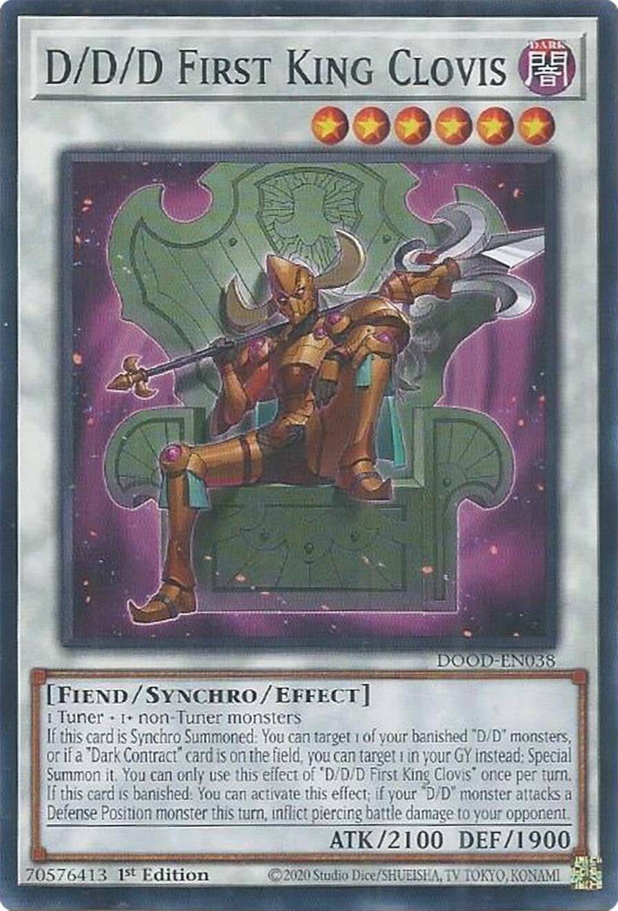 Image for D/D/D First King Clovis (DOOD-EN038) (DOOD) - YuGiOh