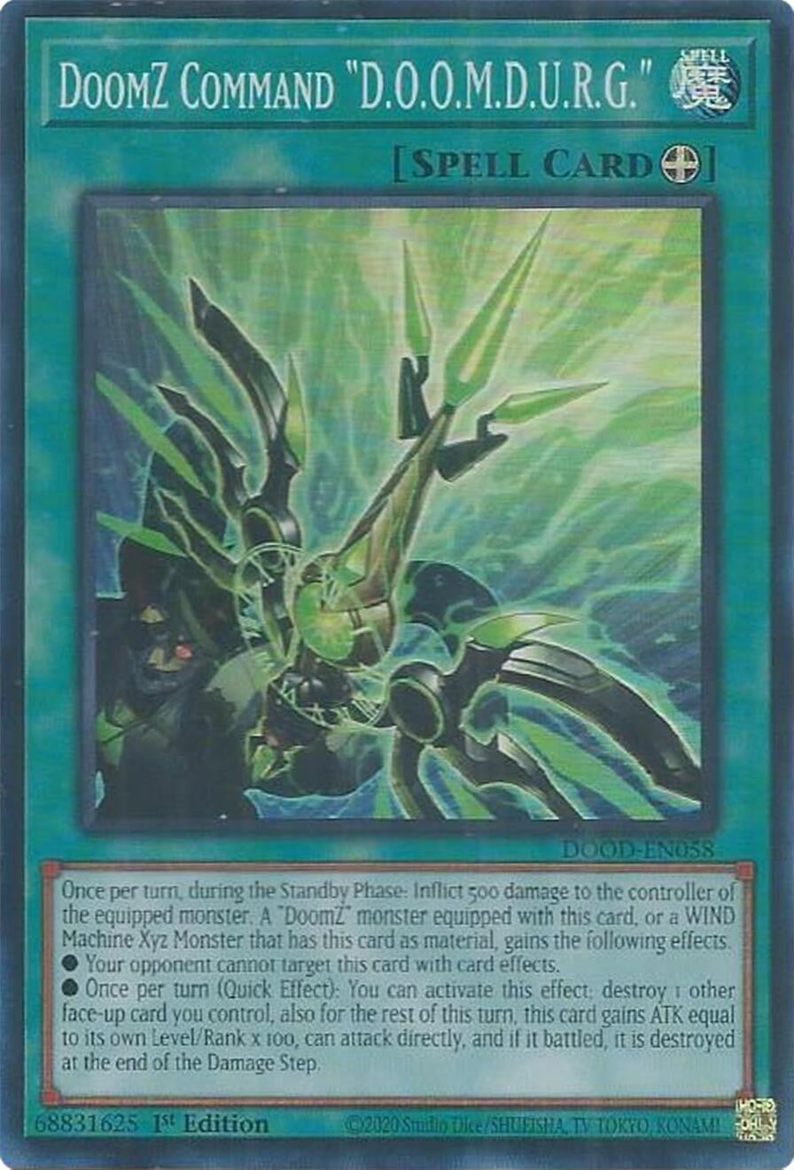 Image for DoomZ Command "D.O.O.M.D.U.R.G." (DOOD-EN058) (DOOD) - YuGiOh