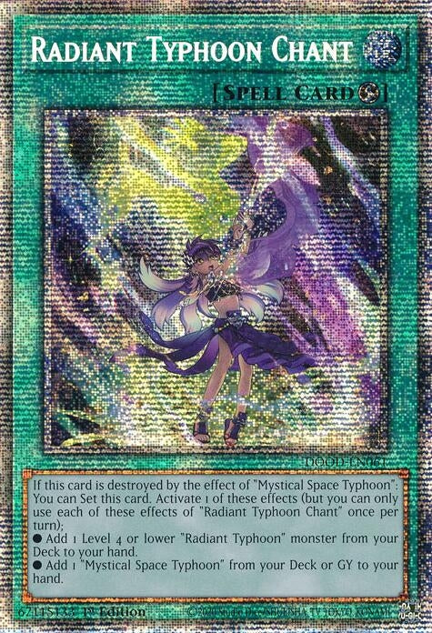 Image for Radiant Typhoon Chant (Starlight Rare) (DOOD-EN061) (DOOD) - YuGiOh