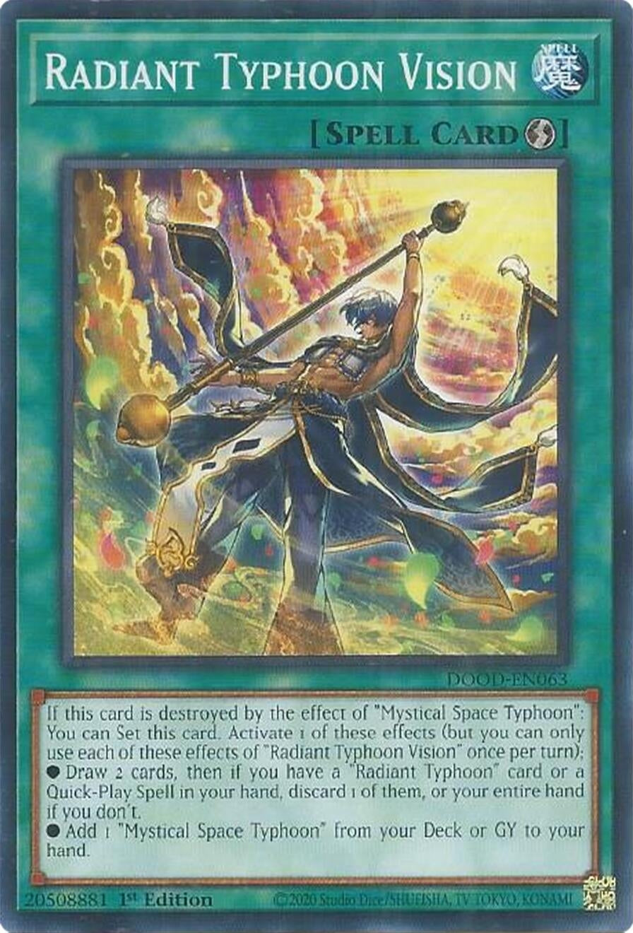 Image for Radiant Typhoon Vision (DOOD-EN063) (DOOD) - YuGiOh
