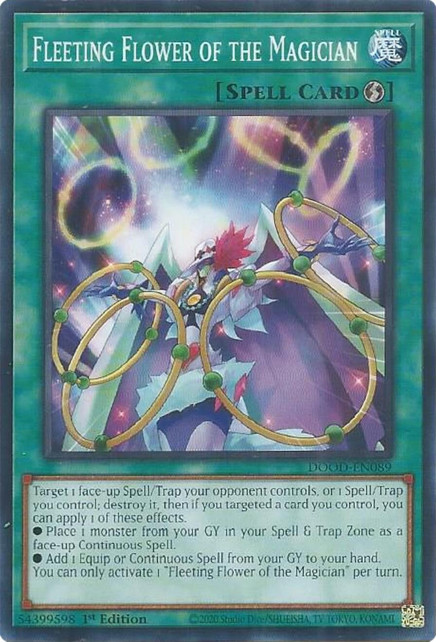 Image for Fleeting Flower of the Magician (DOOD-EN089) (DOOD) - YuGiOh