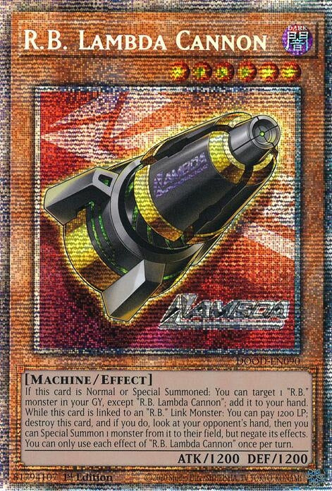 Image for R.B. Lambda Cannon (Starlight Rare) (DOOD-EN090) (DOOD) - YuGiOh