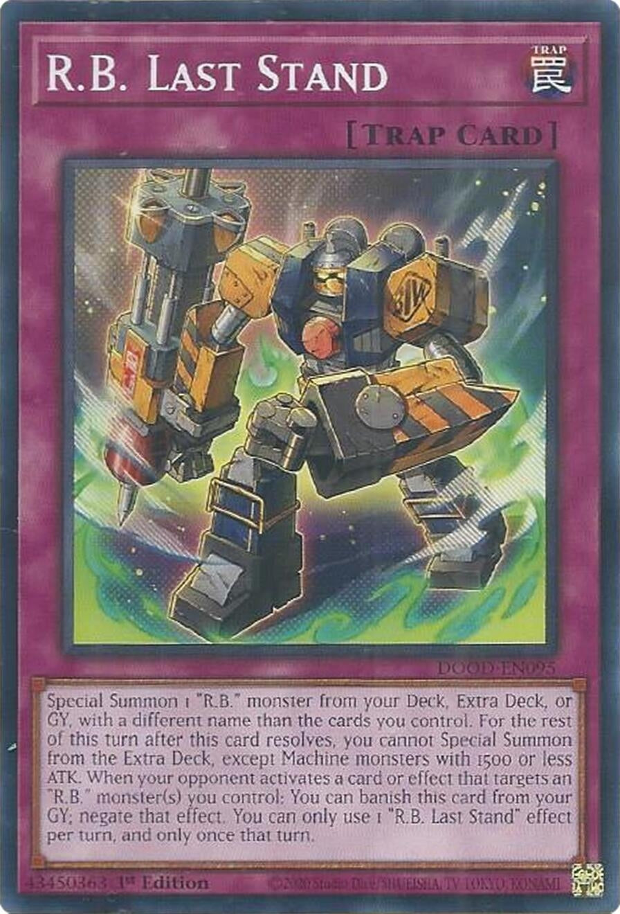 Image for R.B. Last Stand (DOOD-EN095) (DOOD) - YuGiOh