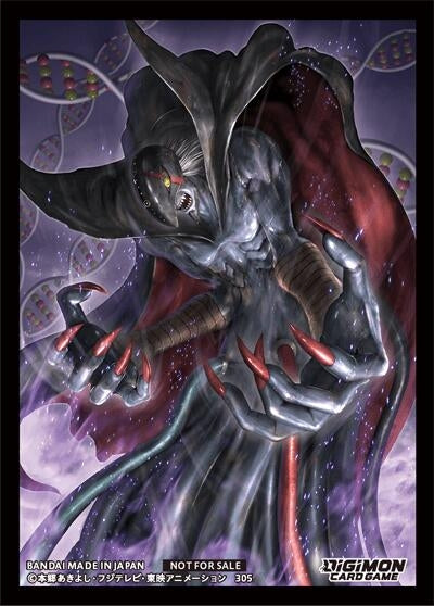 Image for Digimon Card Game Official Sleeves - Apocalymon (Sinister Order Box Topper) (5-pack) - Card Sleeves