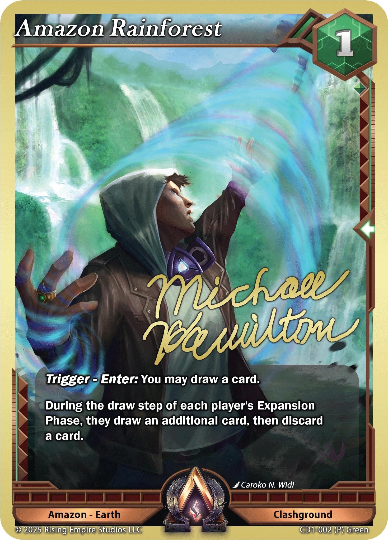 Image for Amazon Rainforest (CD1-002) (Champion Deck: Michael Hamilton) - Alpha Clash