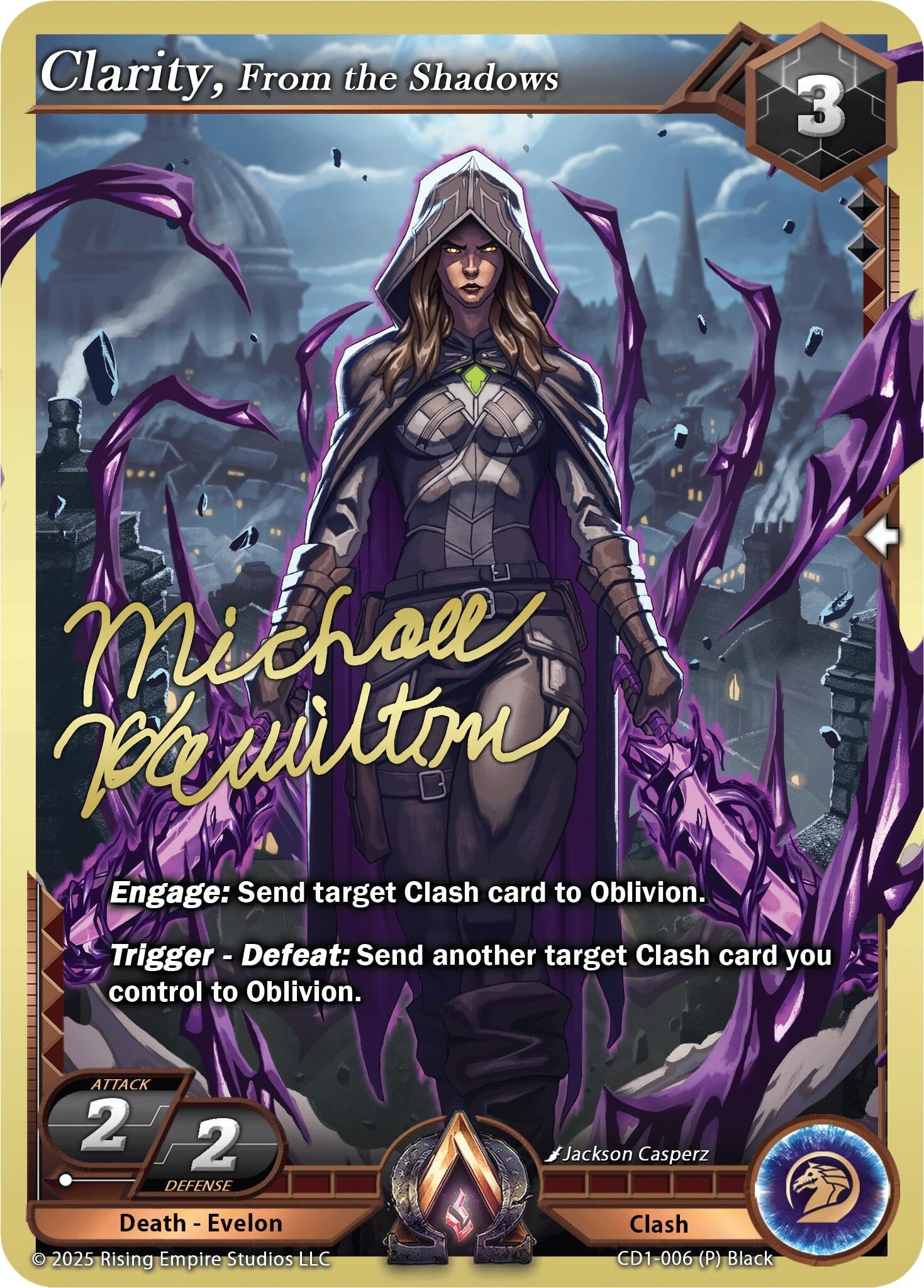 Image for Clarity, From the Shadows (CD1-006) (Champion Deck: Michael Hamilton) - Alpha Clash