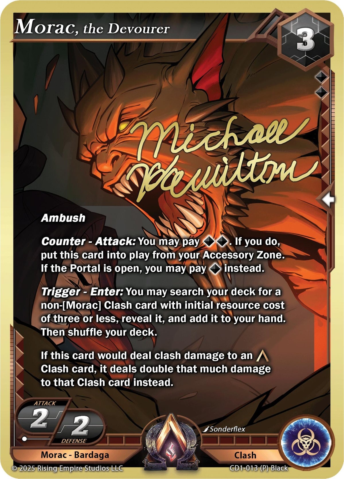 Image for Morac, the Devourer (CD1-013) (Champion Deck: Michael Hamilton) - Alpha Clash
