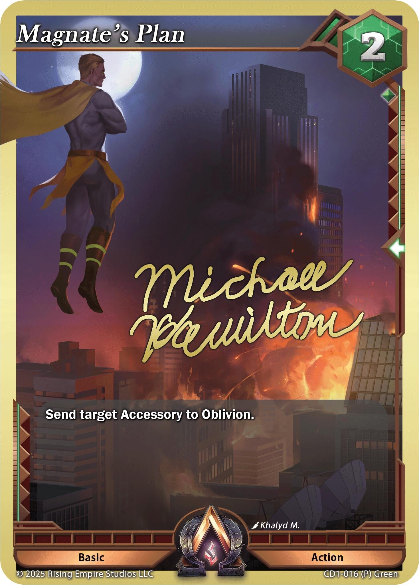 Image for Magnate's Plan (CD1-016) (Champion Deck: Michael Hamilton) - Alpha Clash