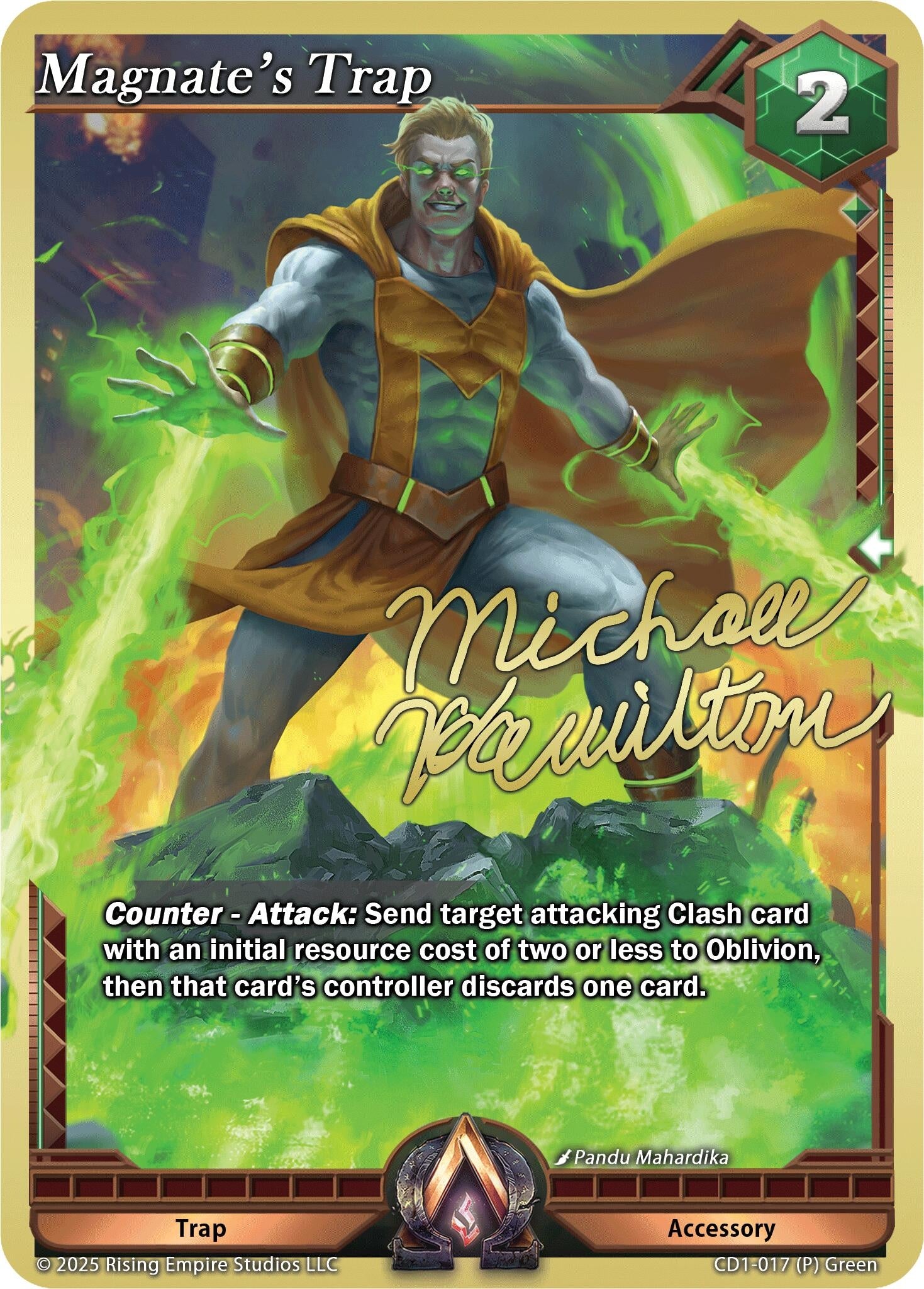 Image for Magnate's Trap (CD1-017) (Champion Deck: Michael Hamilton) - Alpha Clash