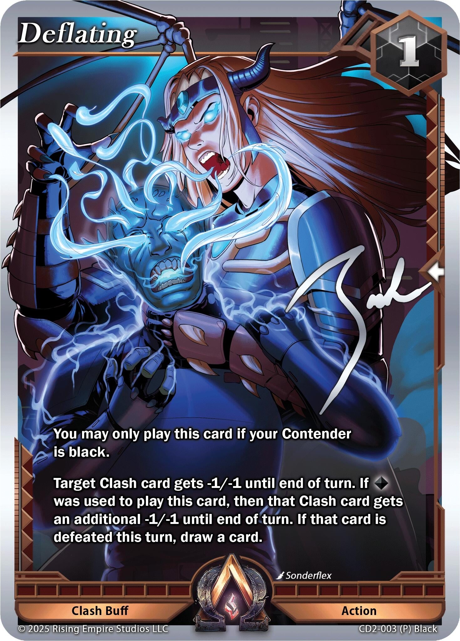 Image for Deflating (CD2-003) (Champion Deck: Zach Bunn) - Alpha Clash