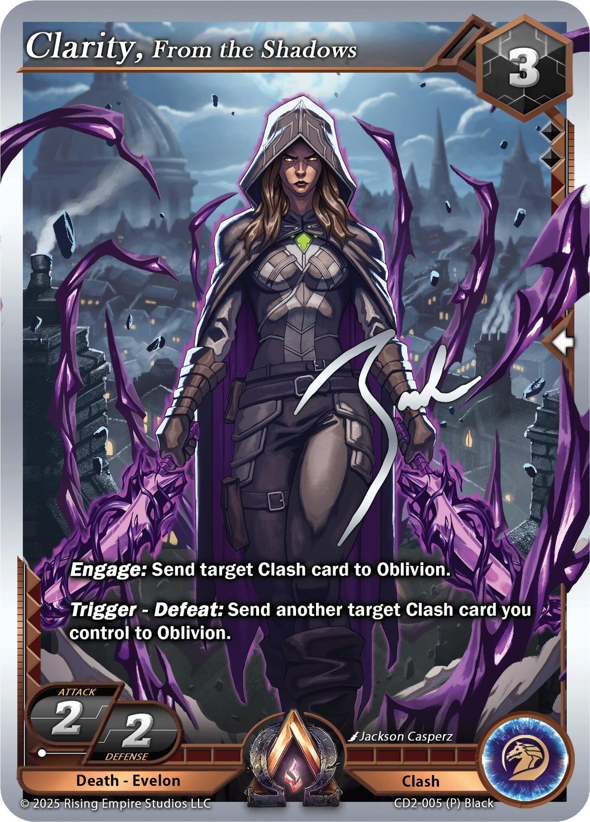 Image for Clarity, From the Shadows (CD2-005) (Champion Deck: Zach Bunn) - Alpha Clash