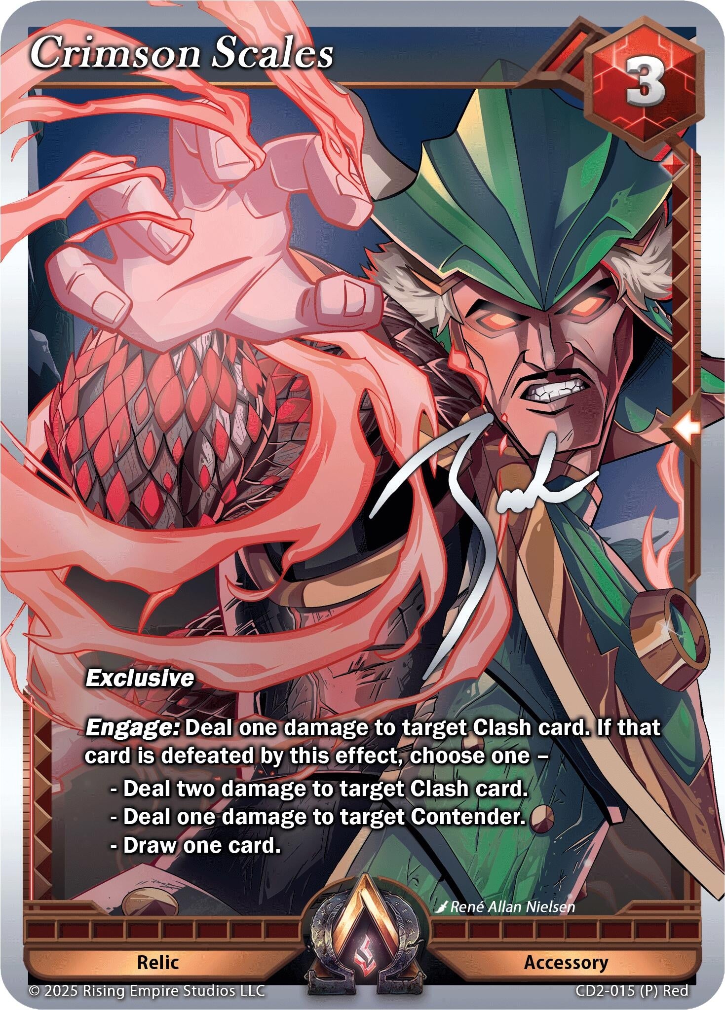 Image for Crimson Scales (CD2-015) (Champion Deck: Zach Bunn) - Alpha Clash