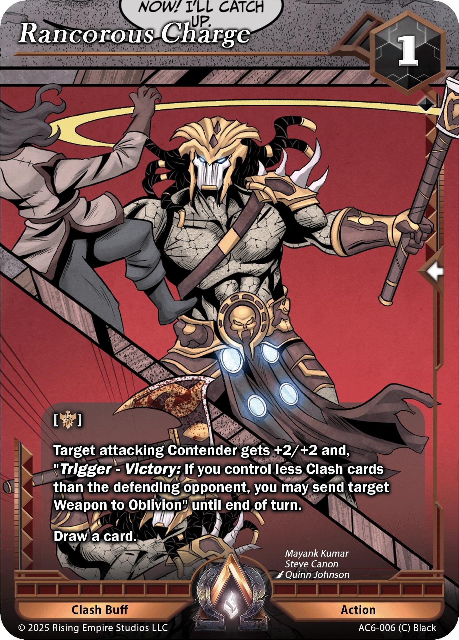 Image for Rancorous Charge (AC6-006) (Echoes of Eternity) - Alpha Clash