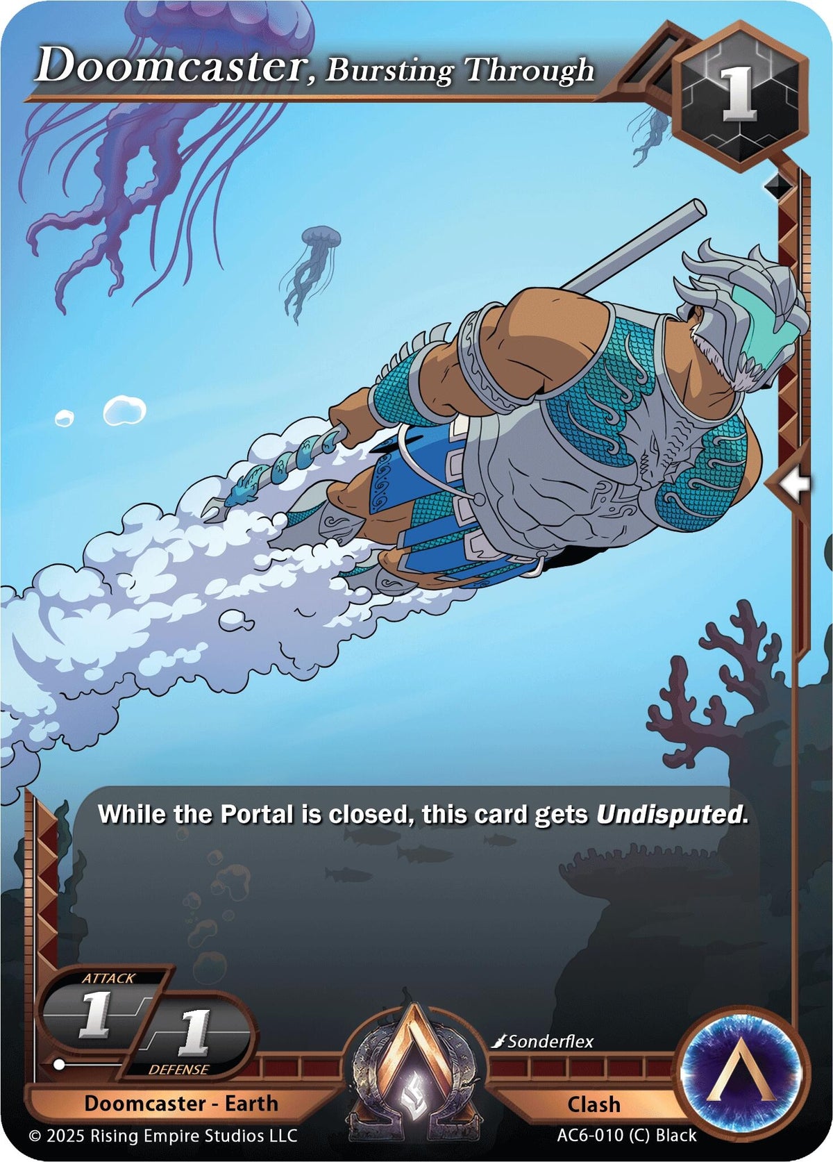 Image for Doomcaster, Bursting Through (AC6-010) (Echoes of Eternity) - Alpha Clash