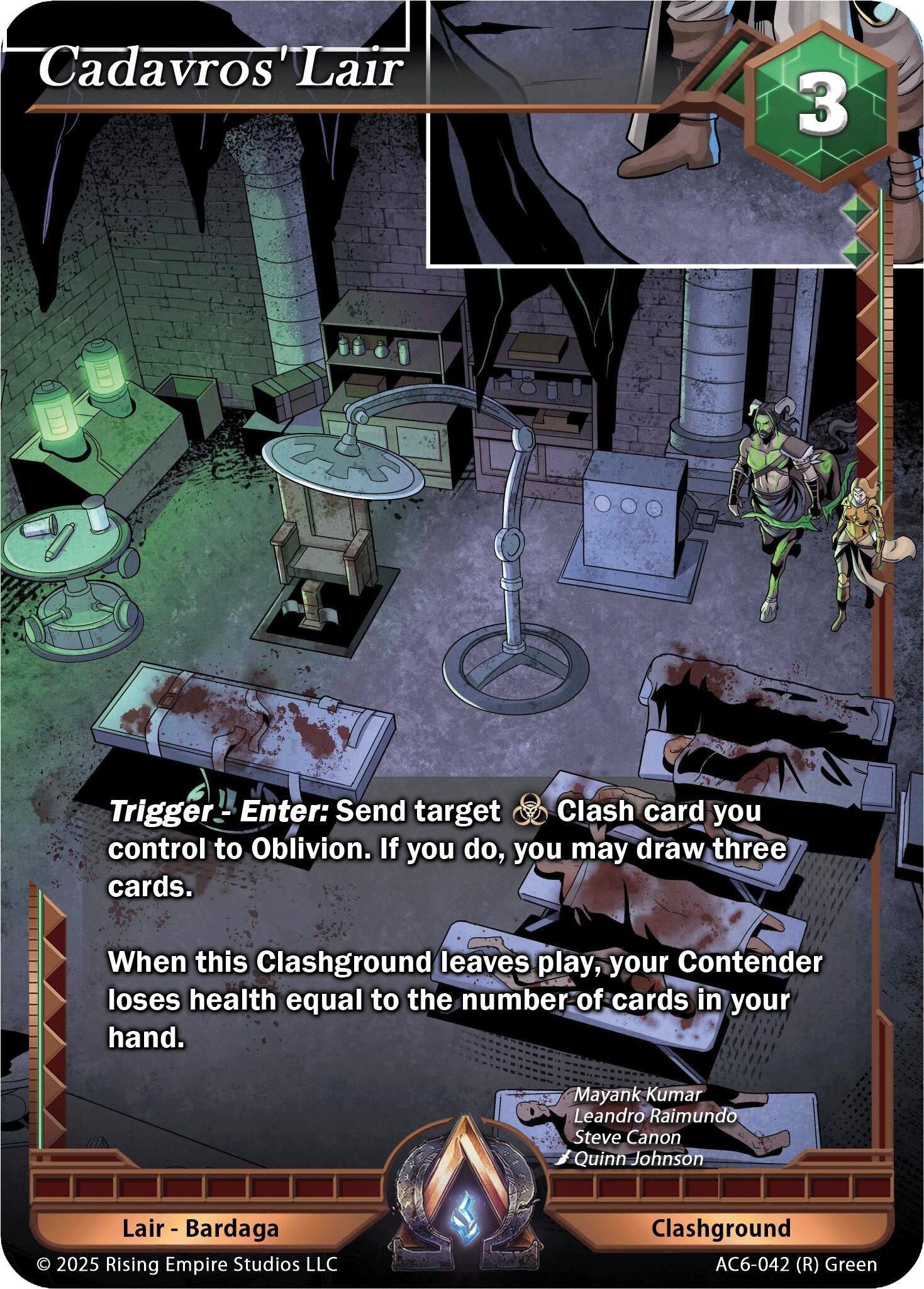 Image for Cadvros' Lair (AC6-042) (Echoes of Eternity) - Alpha Clash