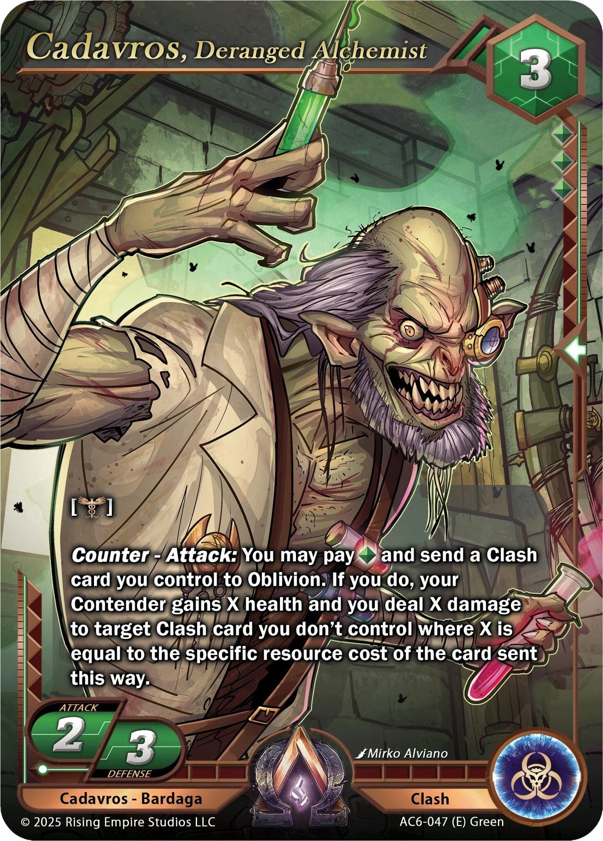 Image for Cadavros, Deranged Alchemist (AC6-047) (Echoes of Eternity) - Alpha Clash
