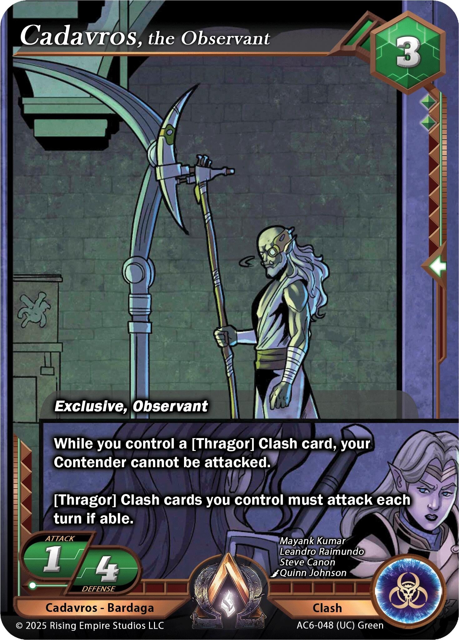 Image for Cadavros, the Observant (AC6-048) (Echoes of Eternity) - Alpha Clash