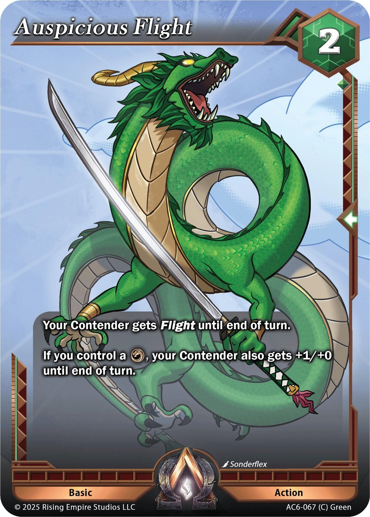 Image for Auspicious Flight (AC6-067) (Echoes of Eternity) - Alpha Clash