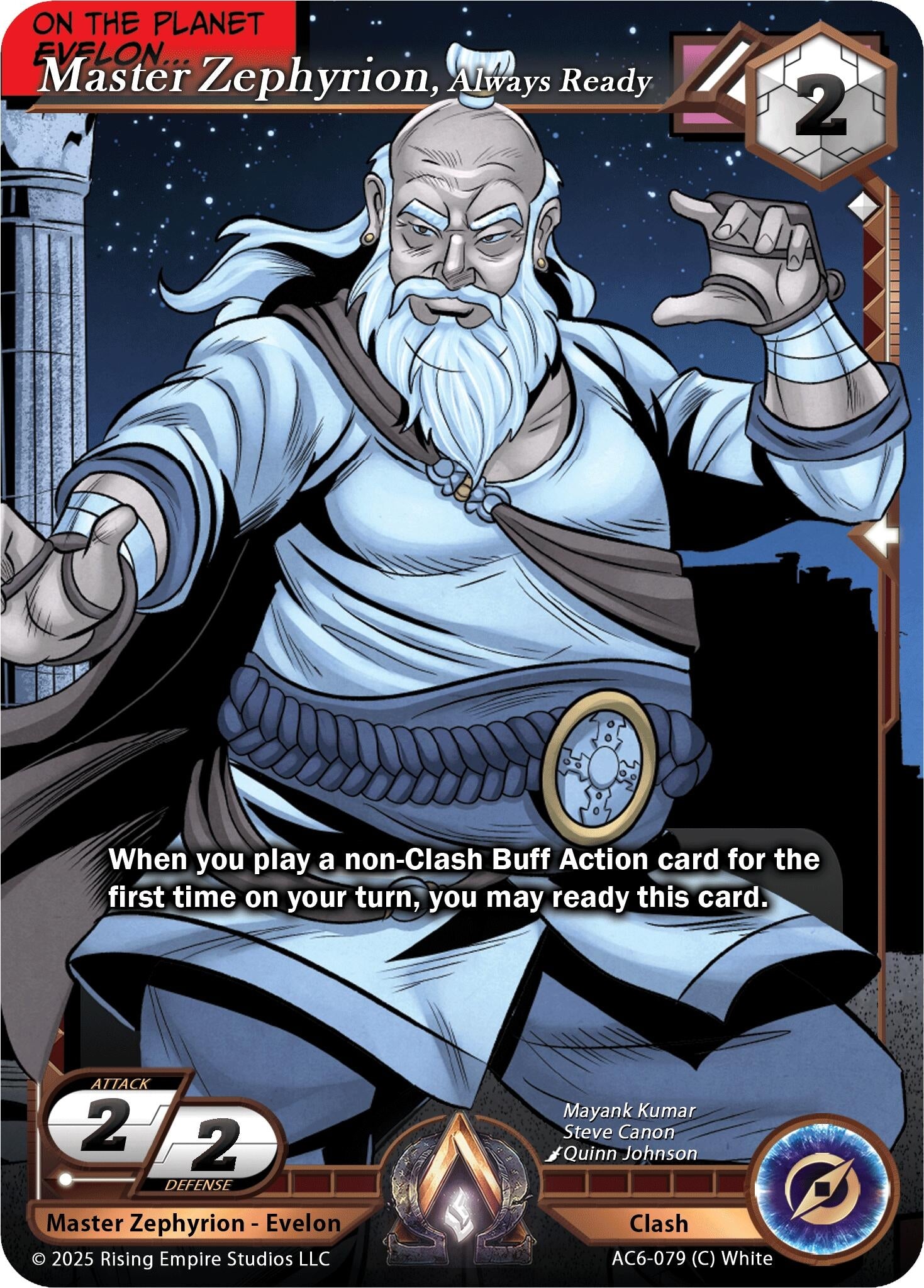 Image for Master Zephyrion, Always Ready (AC6-079) (Echoes of Eternity) - Alpha Clash