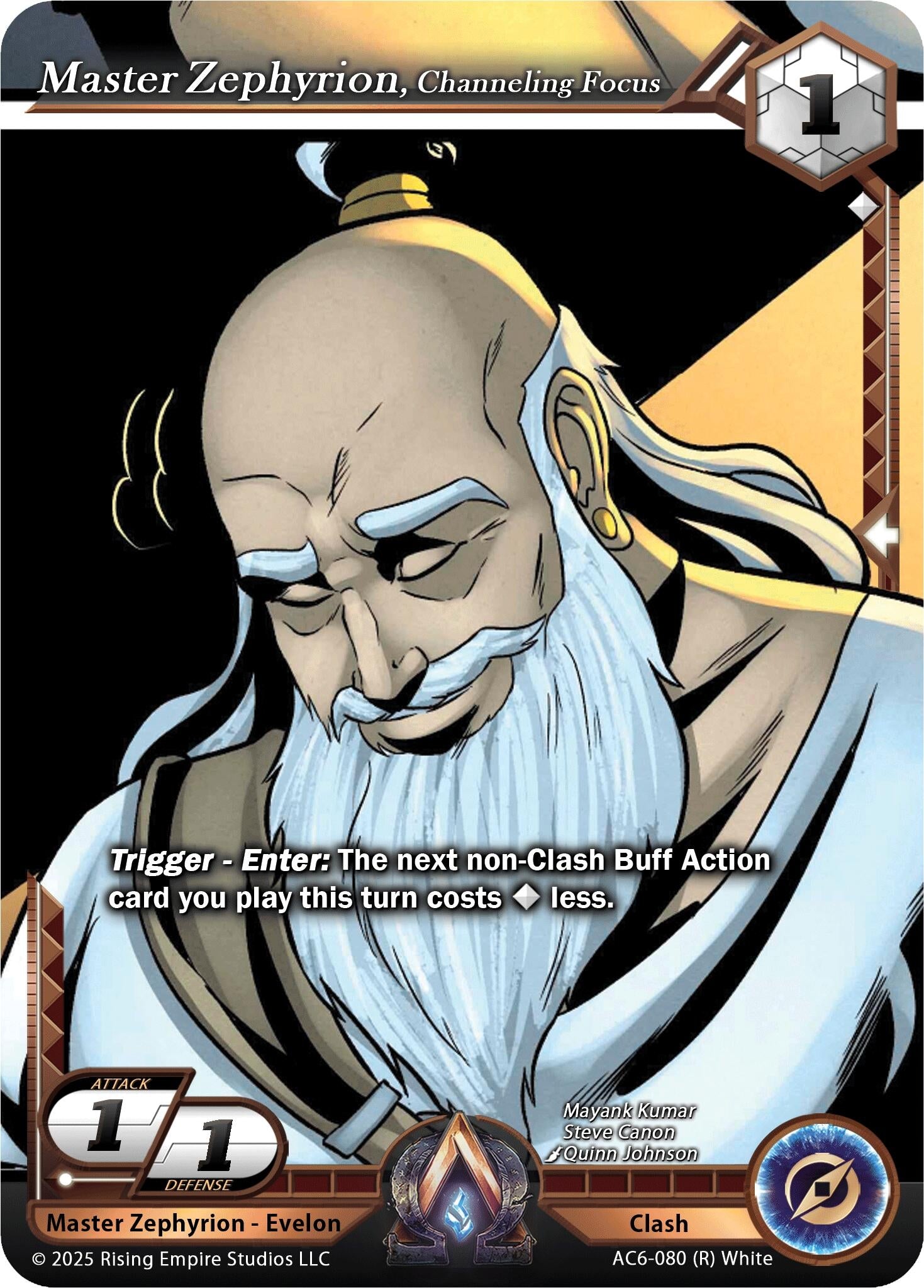 Image for Master Zephyrion, Channeling Focus (AC6-080) (Echoes of Eternity) - Alpha Clash