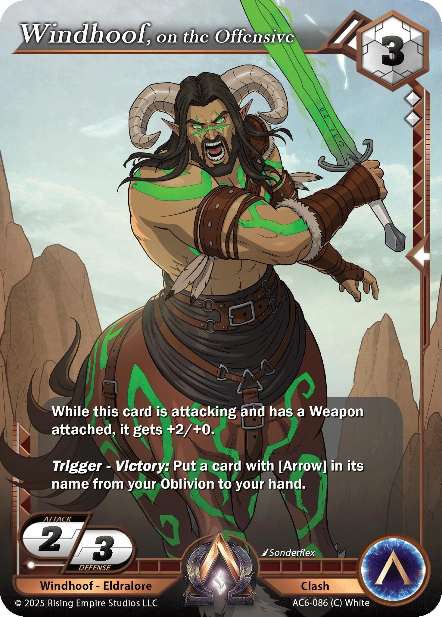 Image for Windhoof, on the Offensive (AC6-086) (Echoes of Eternity) - Alpha Clash