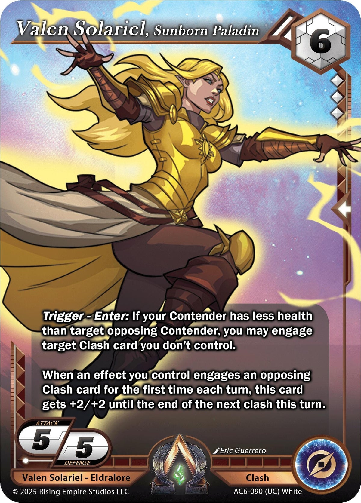Image for Valen Solariel, Sunborn Paladin (AC6-090) (Echoes of Eternity) - Alpha Clash