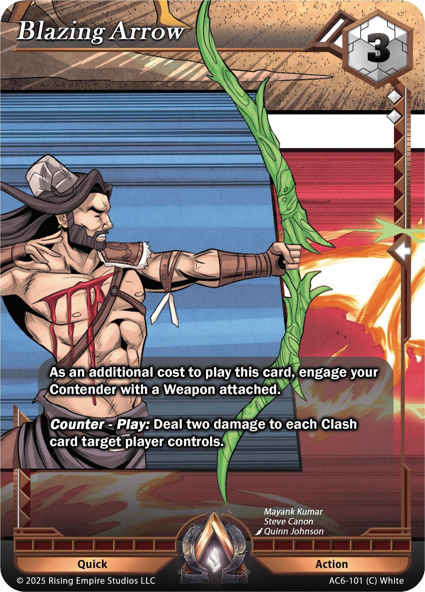 Image for Blazing Arrow (AC6-101) (Echoes of Eternity) - Alpha Clash