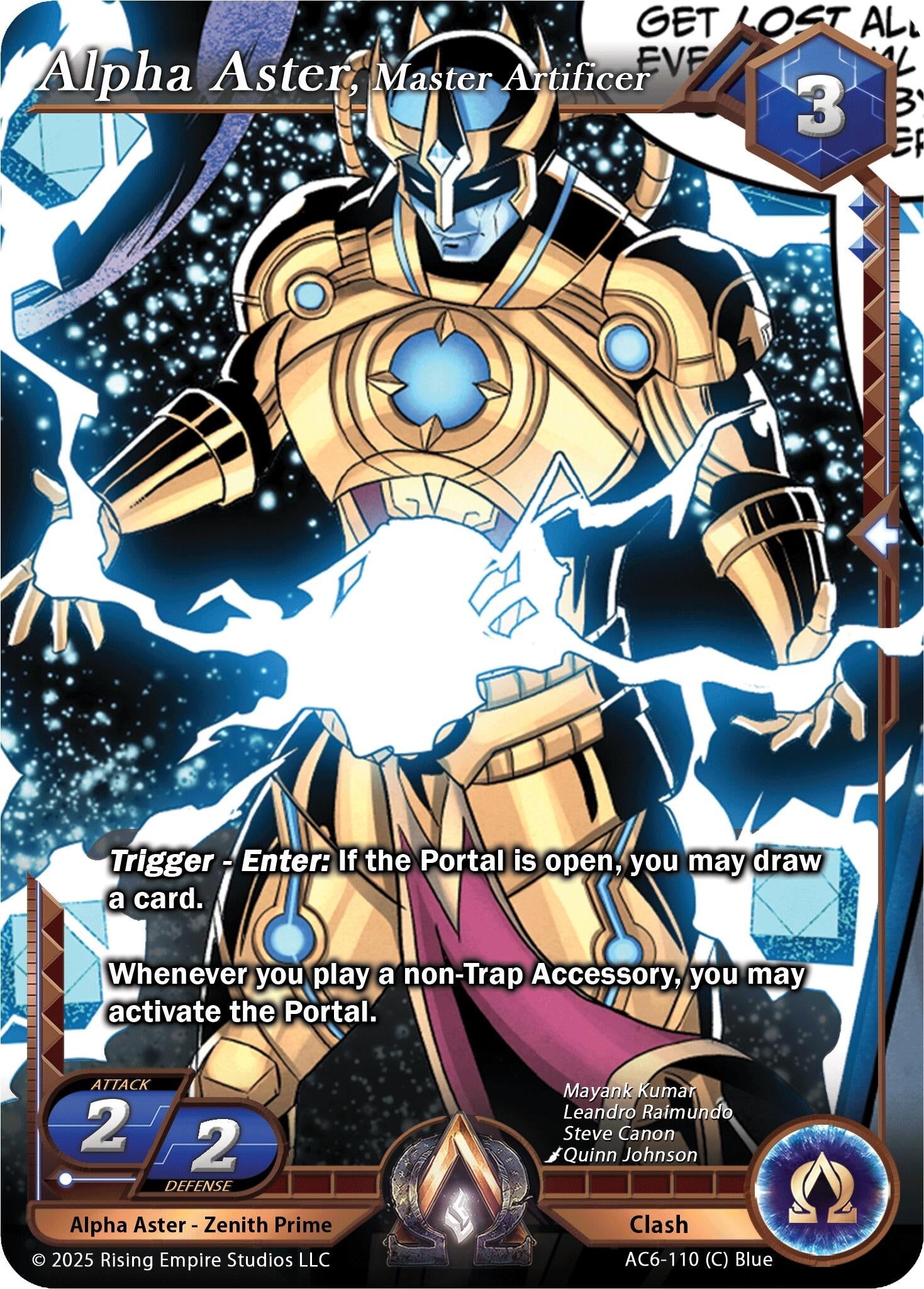 Image for Alpha Aster, Master Artificer (AC6-110) (Echoes of Eternity) - Alpha Clash