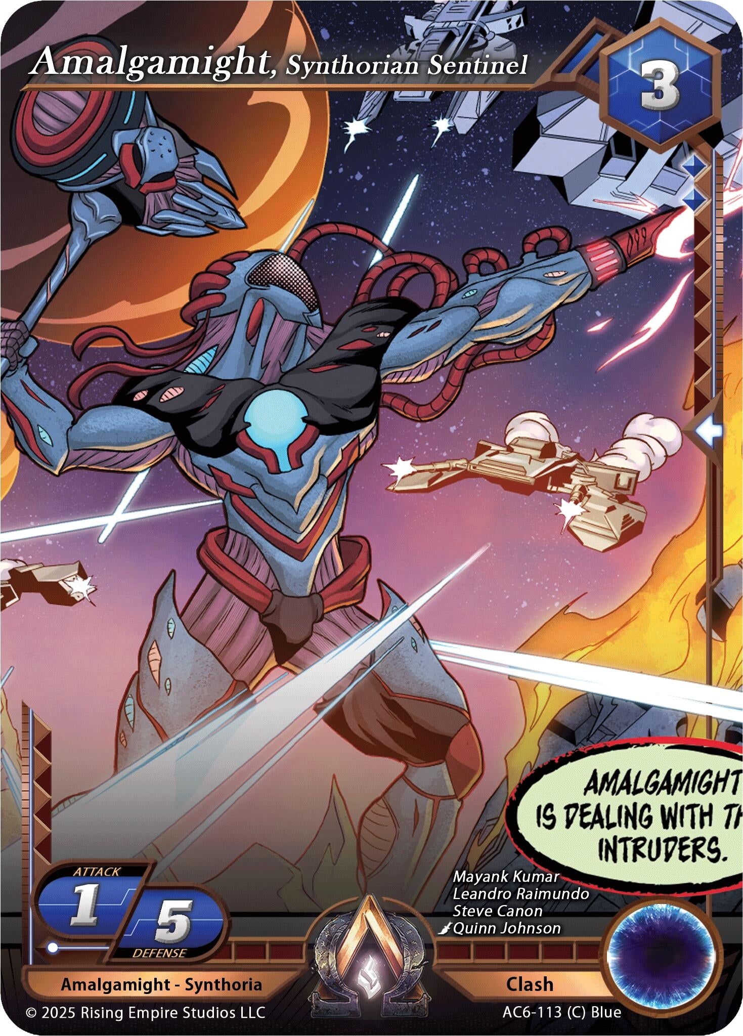 Image for Amalgamight, Synthorian Sentinel (AC6-113) (Echoes of Eternity) - Alpha Clash