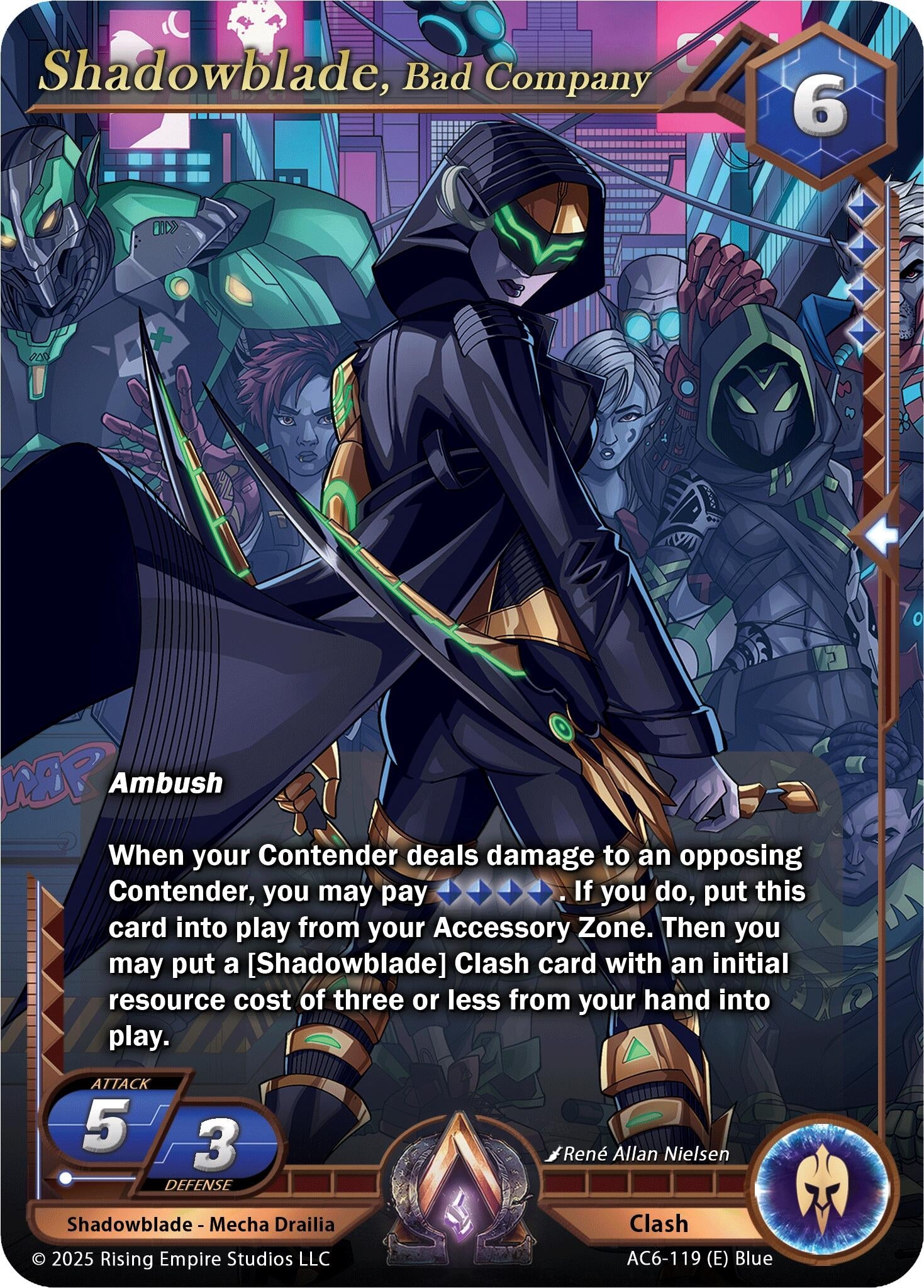 Image for Shadowblade, Bad Company (AC6-119) (Echoes of Eternity) - Alpha Clash