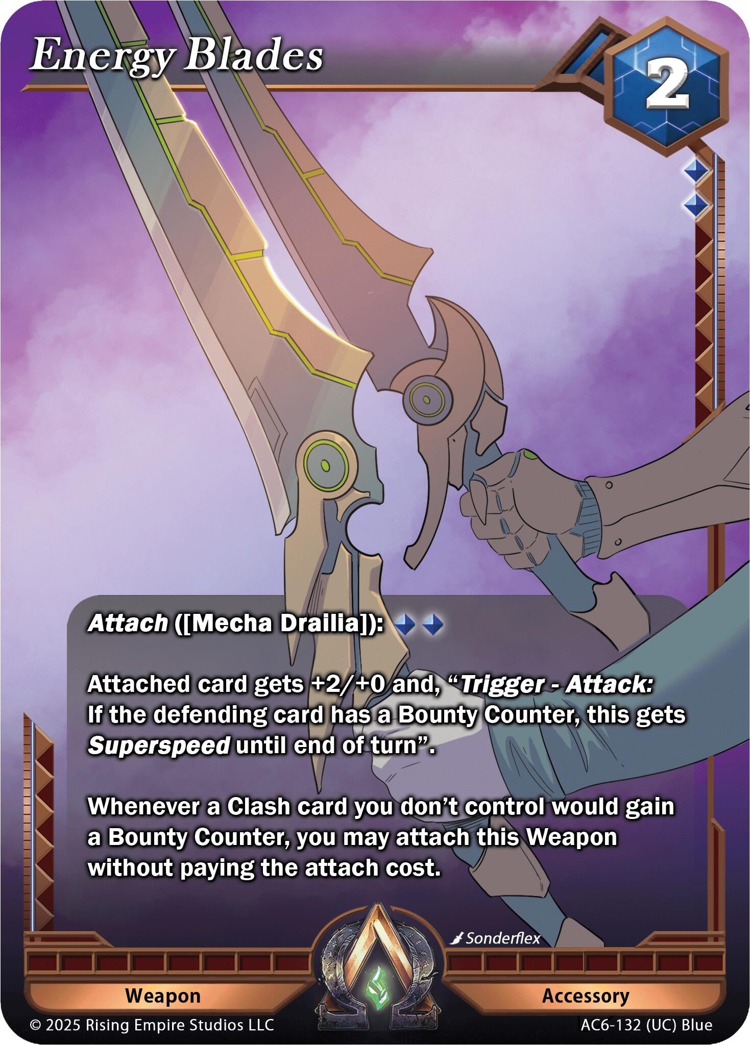 Image for Energy Blades (AC6-132) (Echoes of Eternity) - Alpha Clash