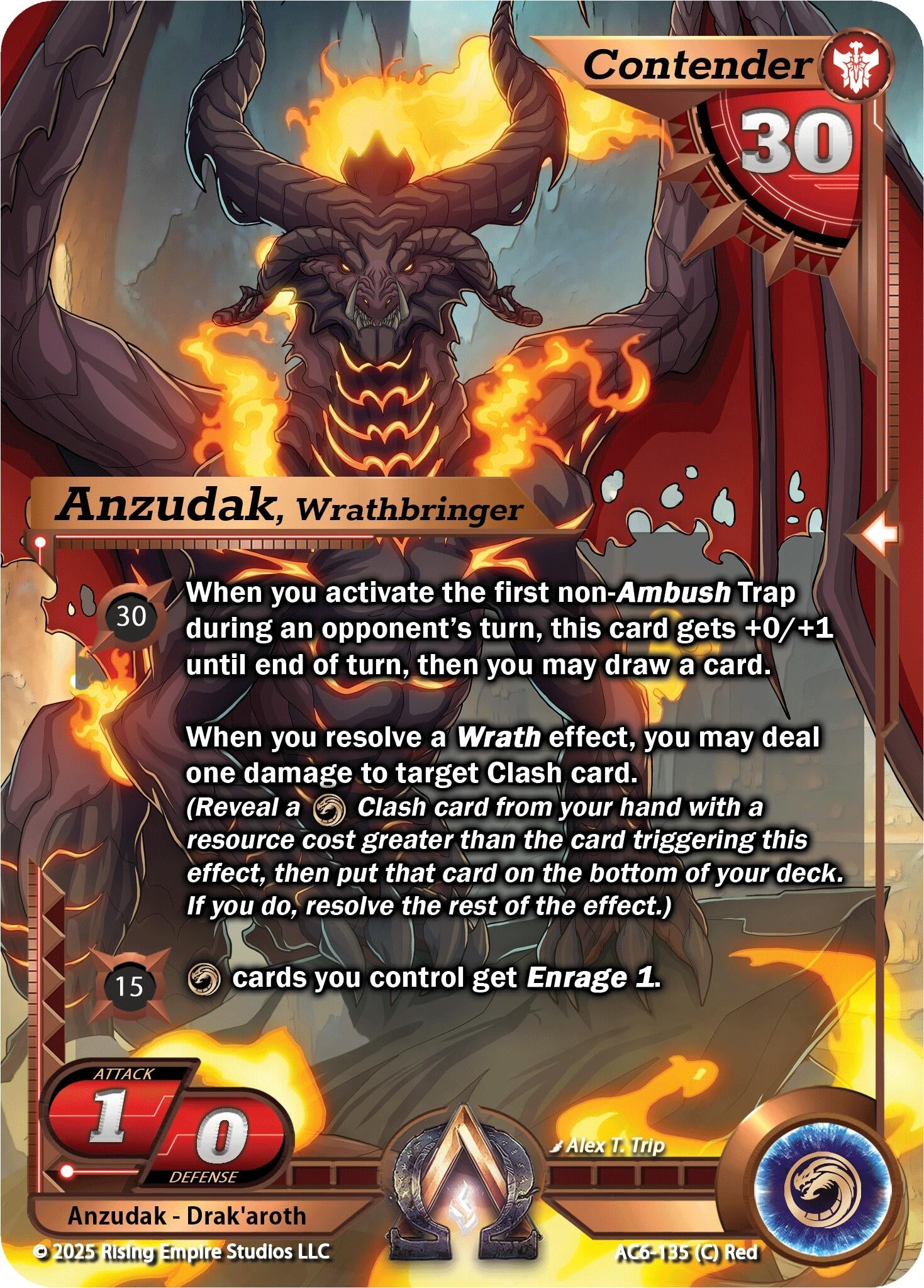 Image for Anzudak, Wrathbringer (AC6-135) (Echoes of Eternity) - Alpha Clash