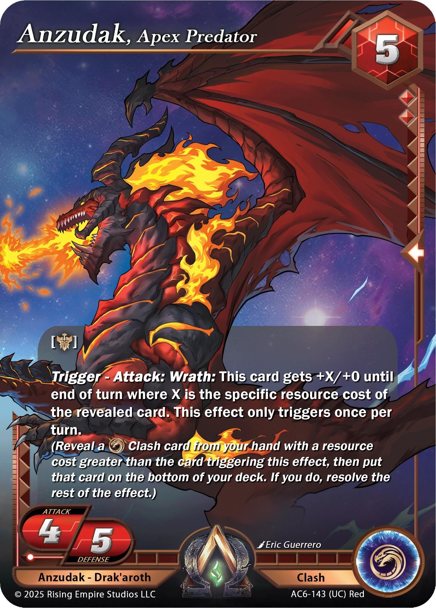 Image for Anzudak, Apex Predator (AC6-143) (Echoes of Eternity) - Alpha Clash