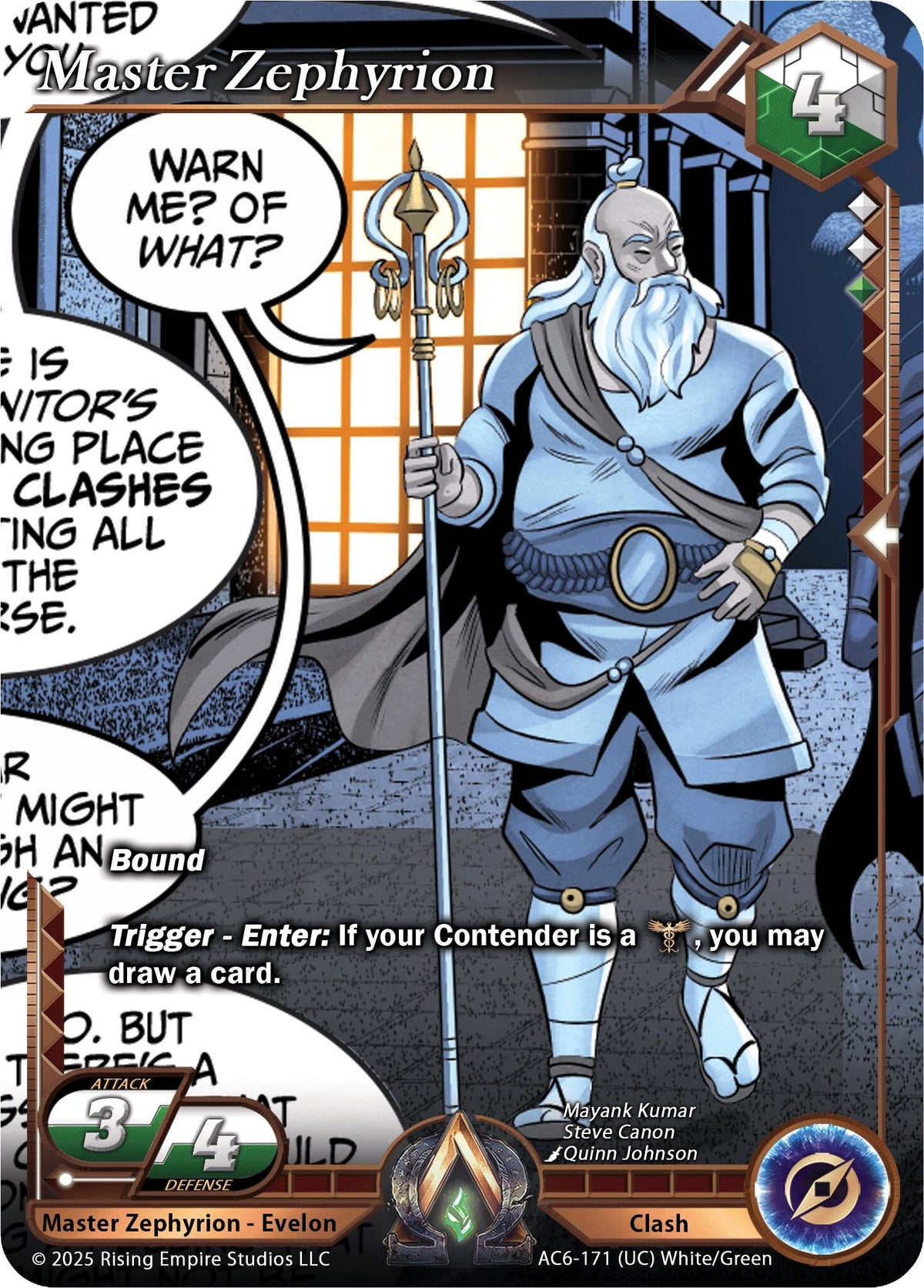 Image for Master Zephryrion (AC6-171) (Echoes of Eternity) - Alpha Clash