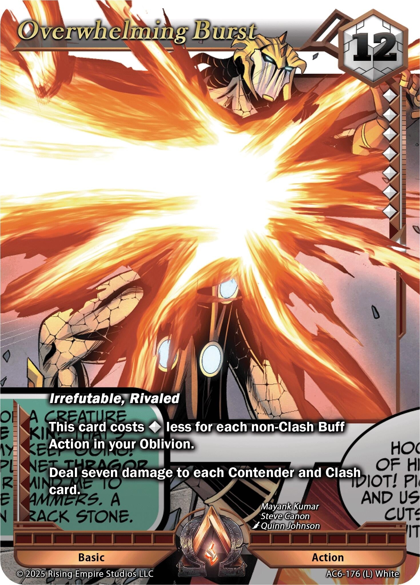 Image for Overwhelming Burst (AC6-176) (Echoes of Eternity) - Alpha Clash