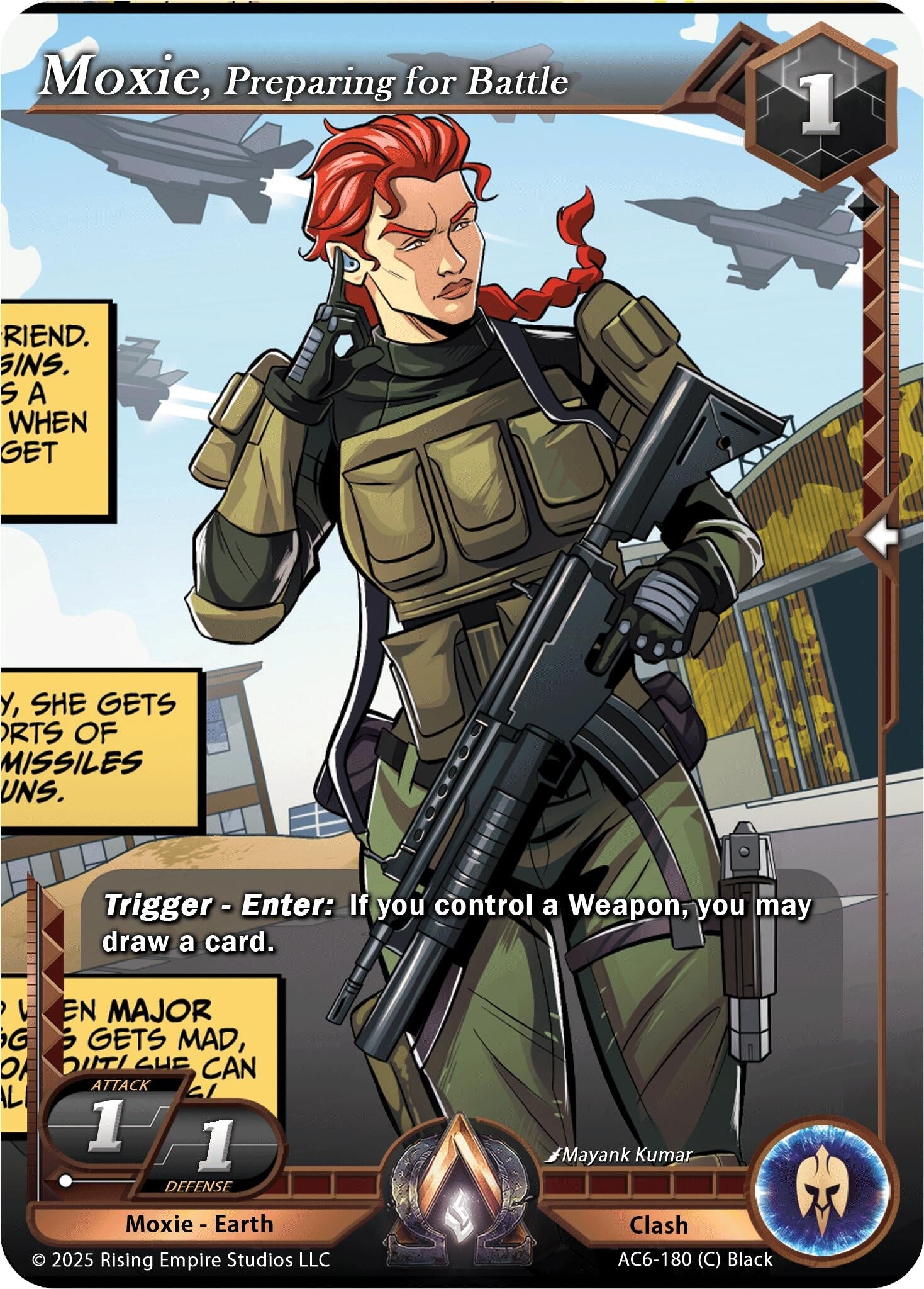 Image for Moxie, Preparing For Battle (AC6-180) (Echoes of Eternity) - Alpha Clash