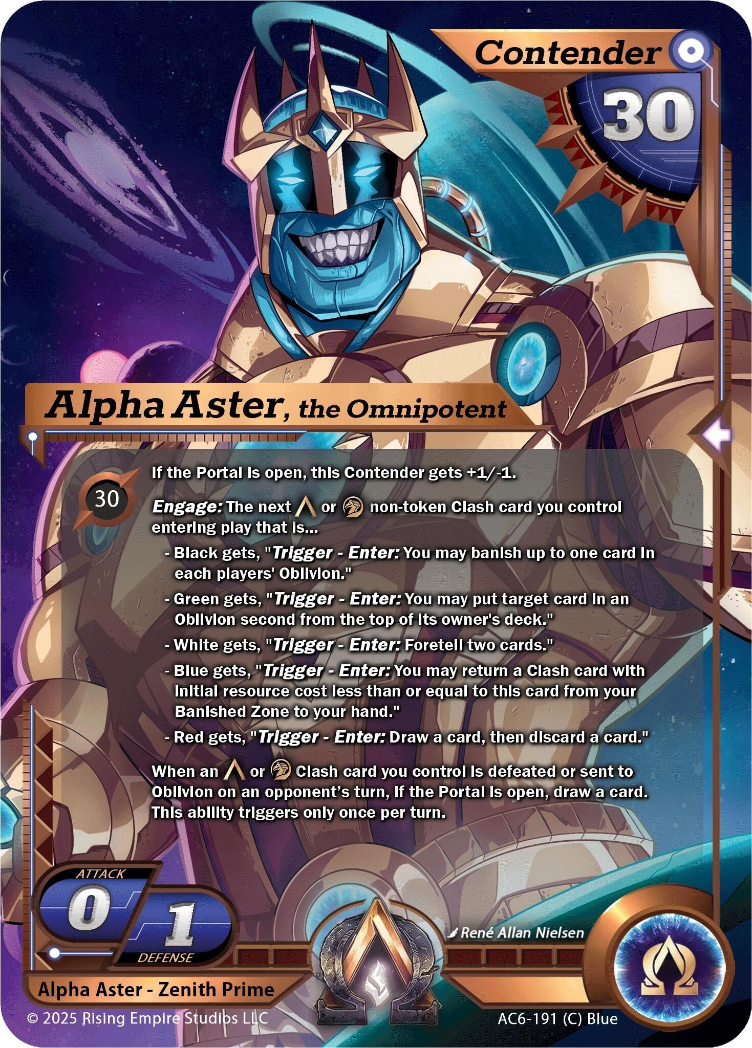 Image for Alpha Aster, the Omnipotent (AC6-191) (Echoes of Eternity) - Alpha Clash