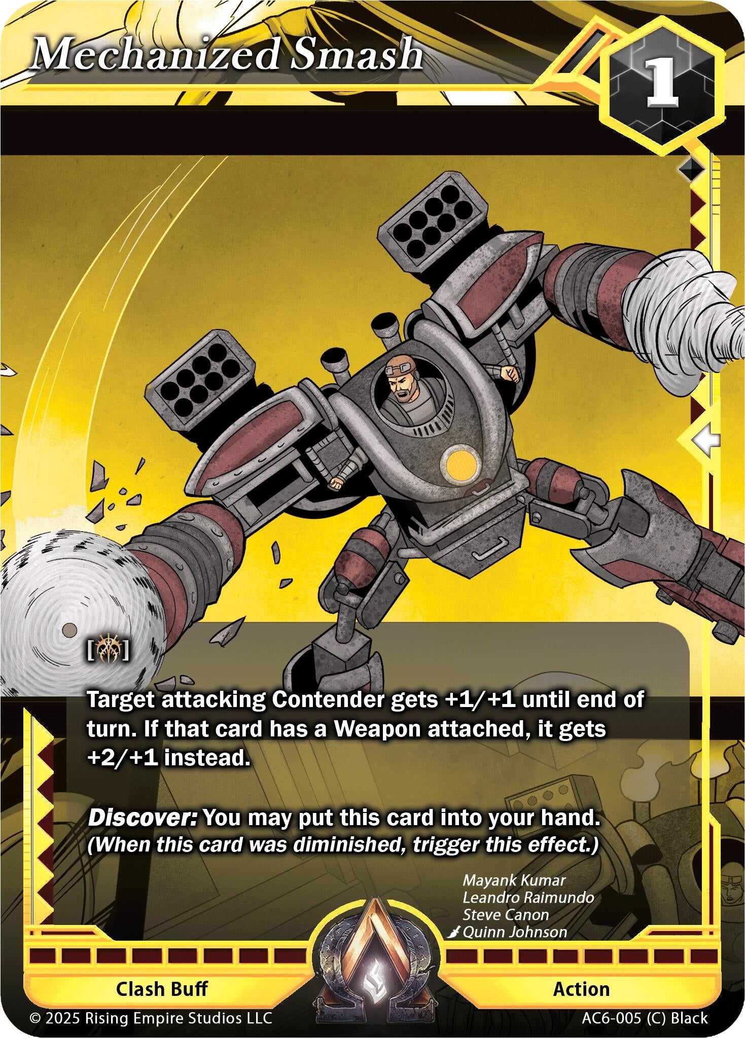 Image for Mechanized Smash (Gold) (AC6-005) (Echoes of Eternity) - Alpha Clash