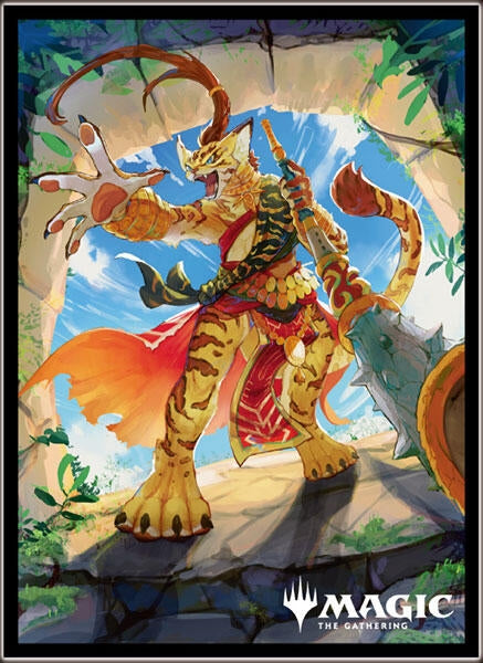 Image for Magic: The Gathering Player's Card Sleeve - Foundations - Qala, Ajani's Pridemate (80-Pack) - Card Sleeves
