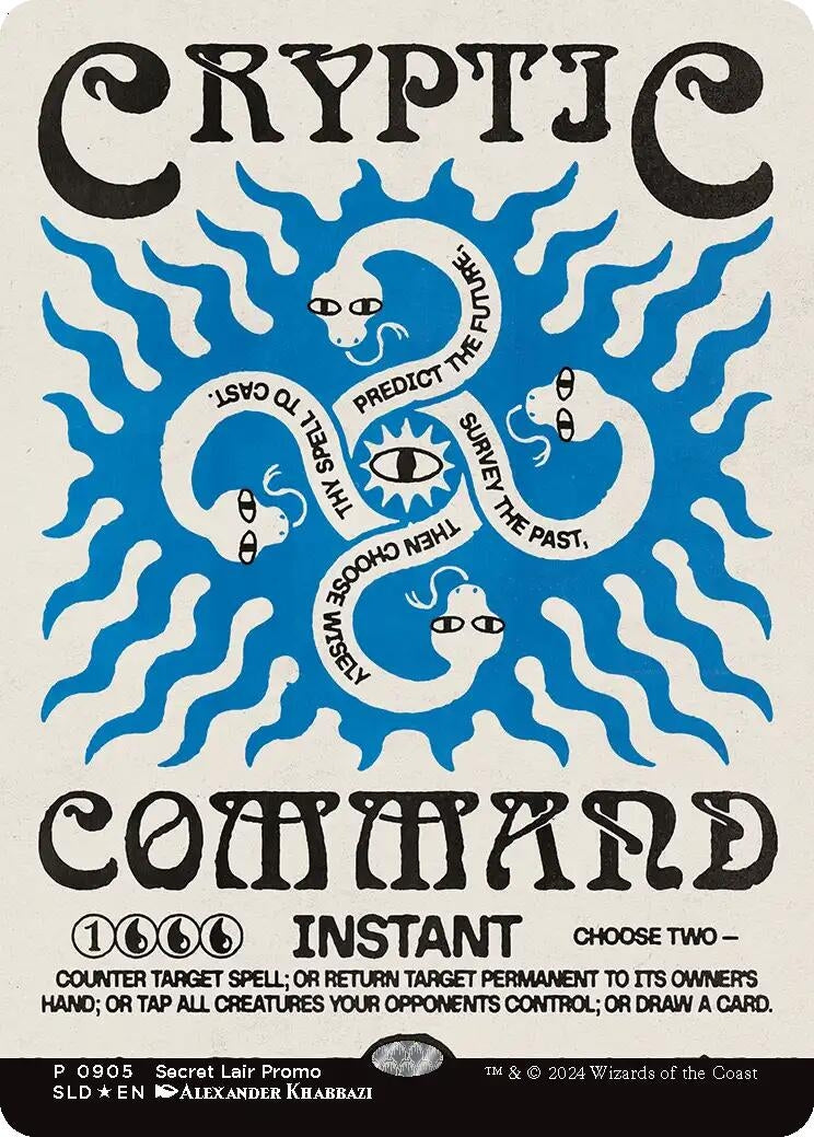 Image for Cryptic Command (Rainbow Foil) (905) (Secret Lair Drop Series) - Magic: The Gathering
