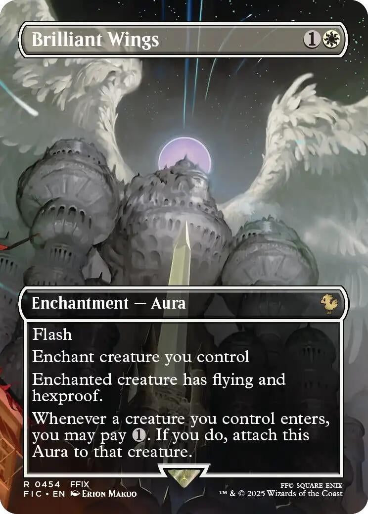 Image for Brilliant Wings (Borderless) (454) (FINAL FANTASY) - Magic: The Gathering