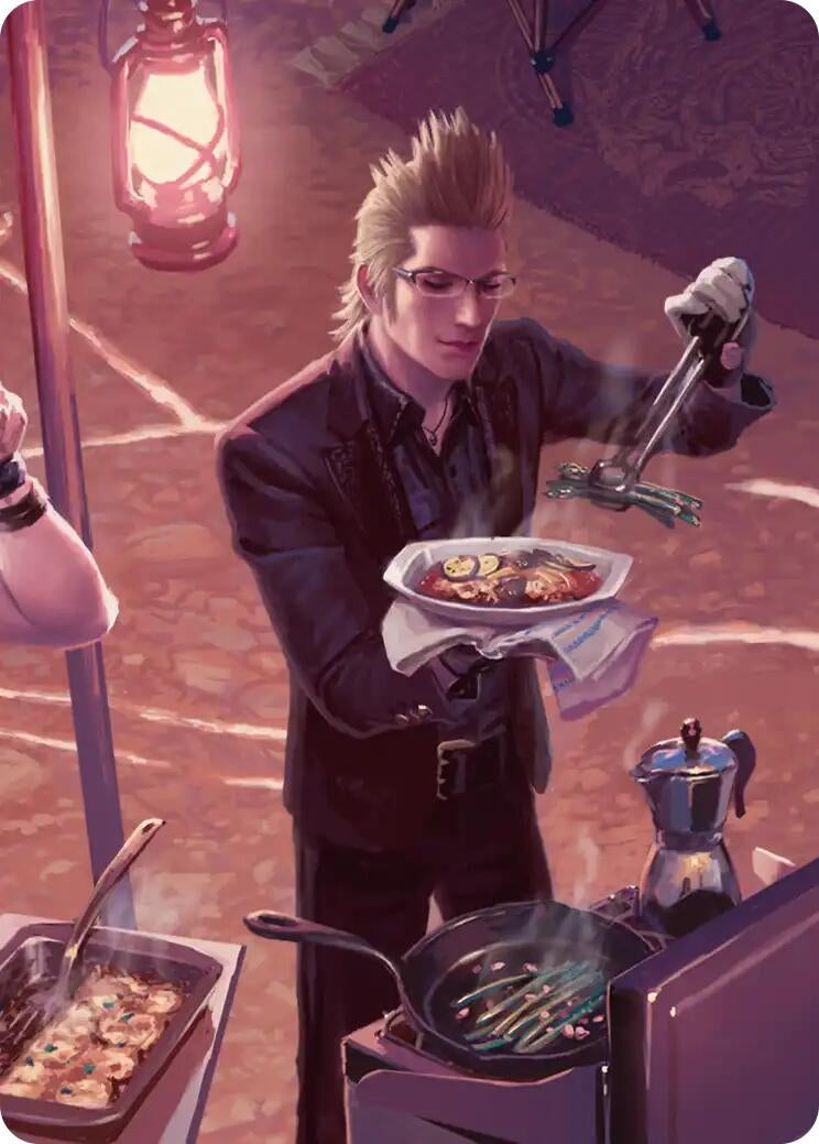 Image for Campsite Cuisine Scene Art Card (23) (FINAL FANTASY) - Magic: The Gathering