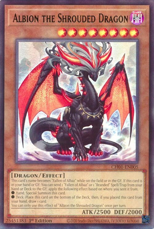 Image for Albion the Shrouded Dragon (CH01-EN005) (CH01) - YuGiOh